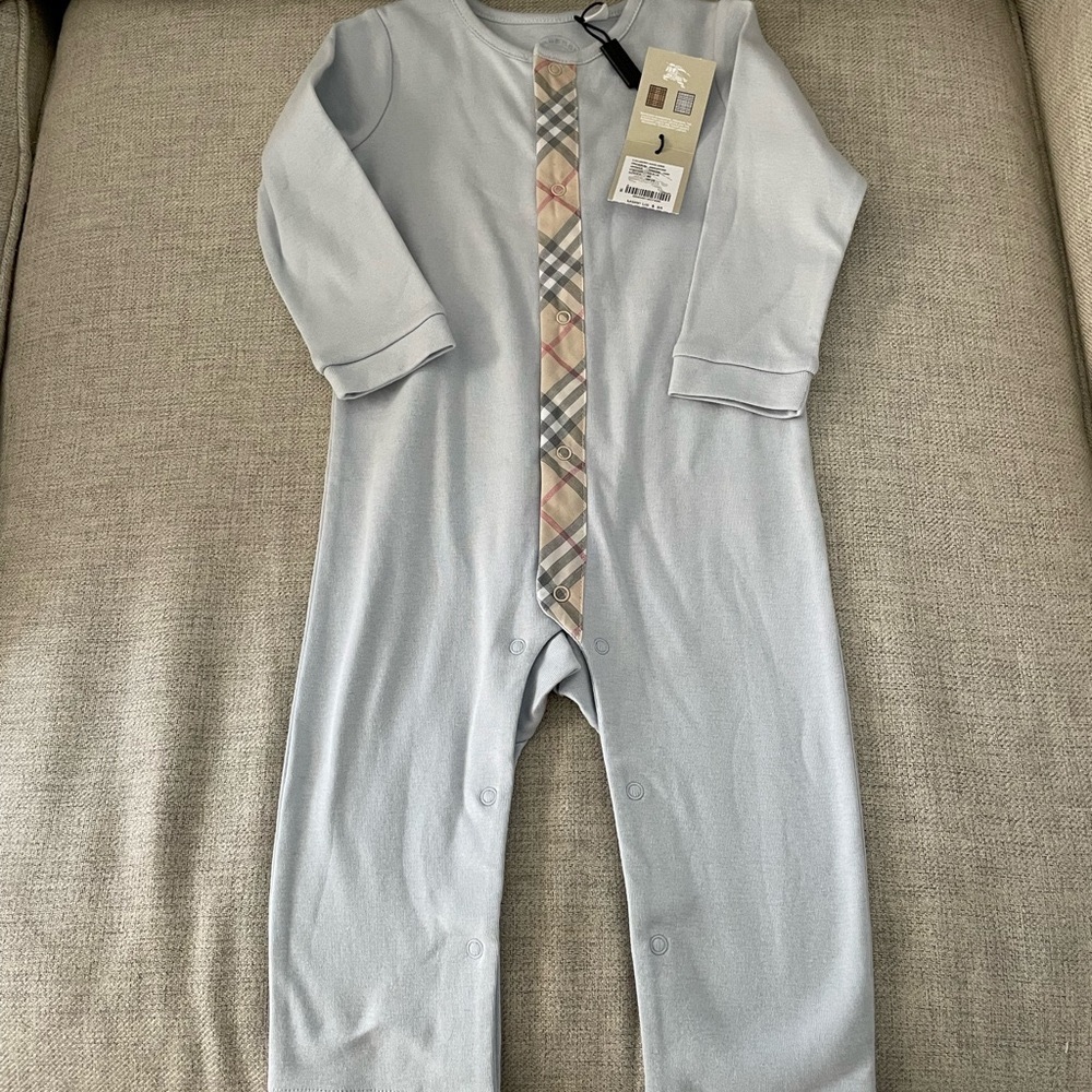 Burberry baby onsie